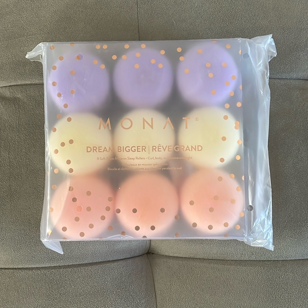 Never opened MONAT hair curlers